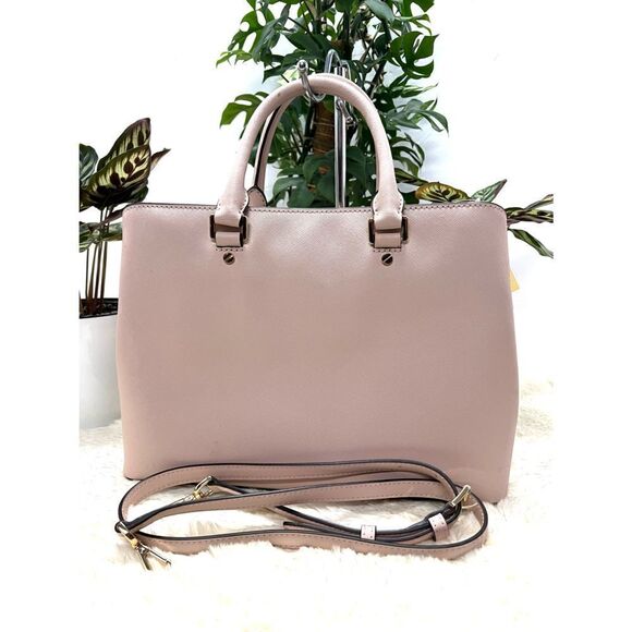 🔥🍀NWT! Michael Kors SAVANNAH Satchel Handbag - Picture 4 of 7